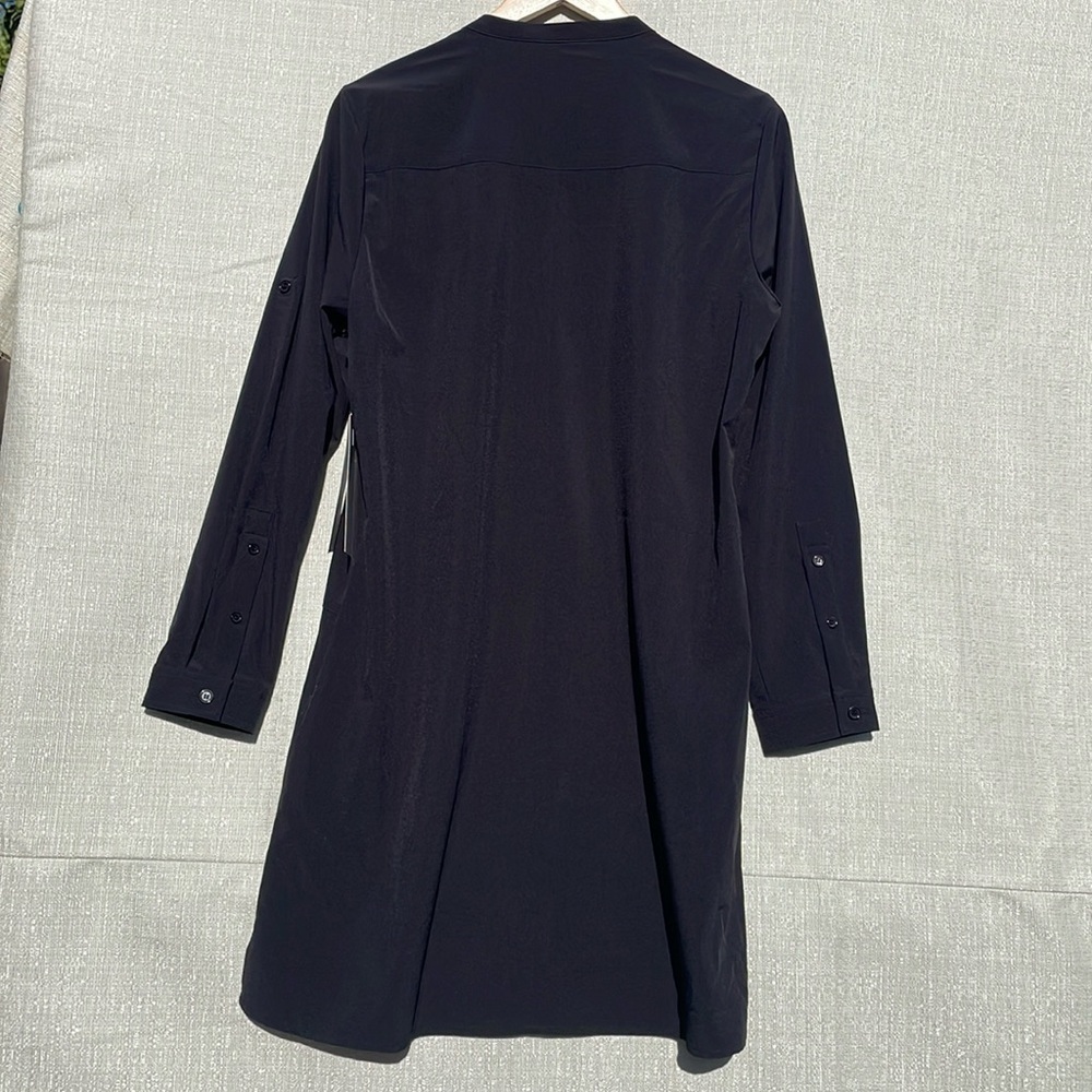 Freedom Trail by Kyodan Womens Dress Size Large Black Long Sleeve Pockets H1483 - Picture 8 of 11